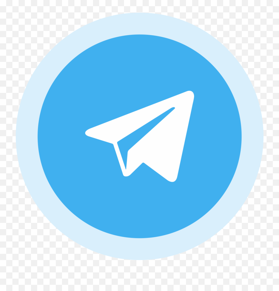 Circled Telegram Logo Png Image - Telegram Icon Png,Telegram Png