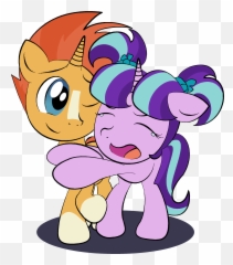Download 6e9l0gn - Starlight Glimmer And Sunburst Love Sunburst And Starlight Glimmer Filly Png,Sunburst Png