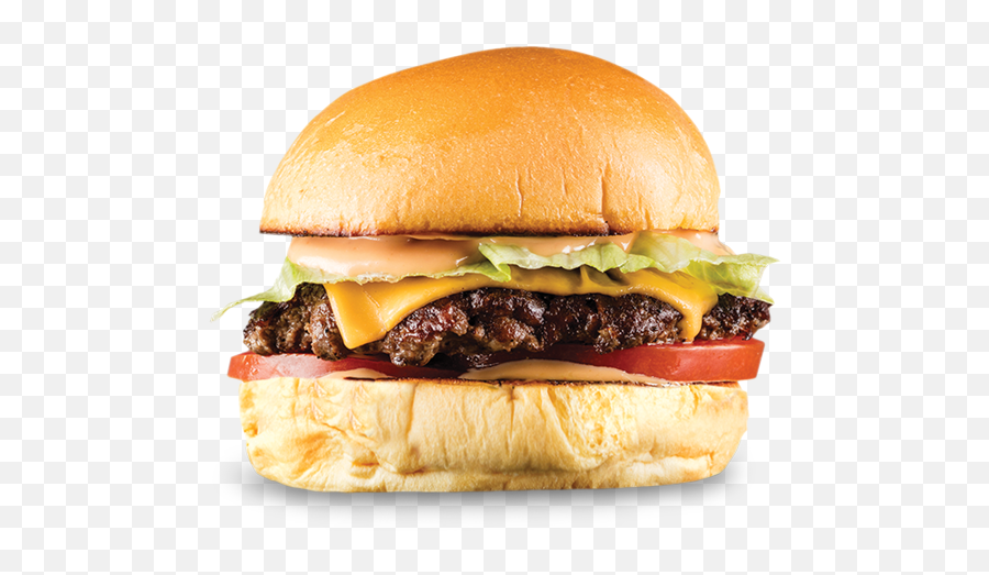 Hamburger Transparent Cartoon - Burger White Background Hd Png,Hamburger Transparent