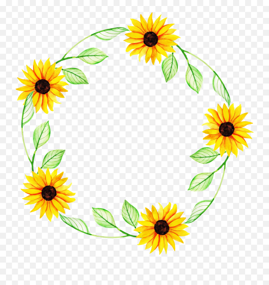 Free Free 259 Free Sunflower Wreath Clipart SVG PNG EPS DXF File