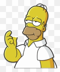 Sticker Homer Simpson Apple Muraldecalcom - Eating Logo png