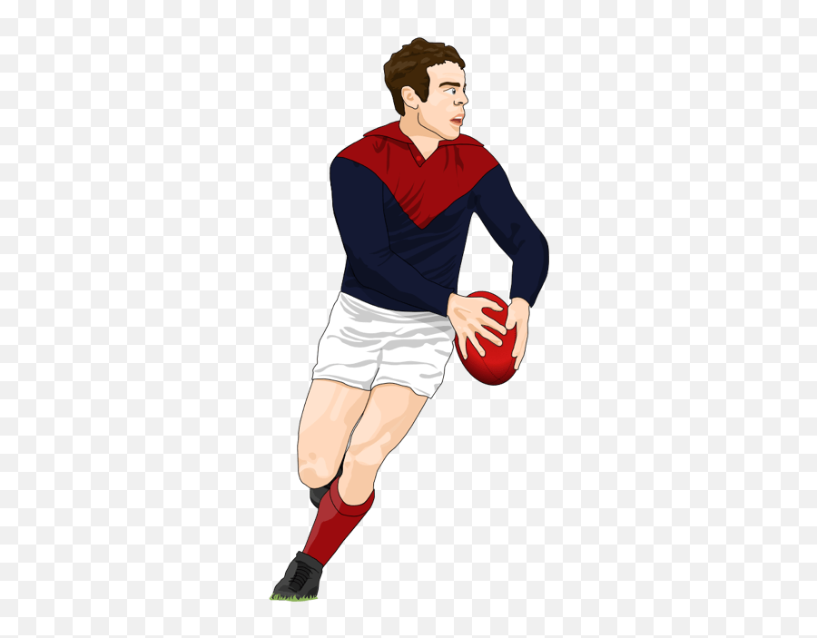 Download Mullets Moustaches And Short Shorts - Afl Football Transparent Rugby Cartoon Png,Moustaches Png