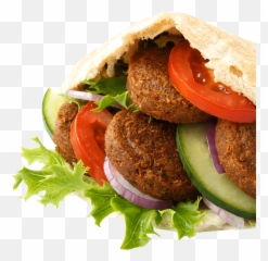 Download Hd Falafel Png Transparent - Falafel Sandwich Png,Falafel Png