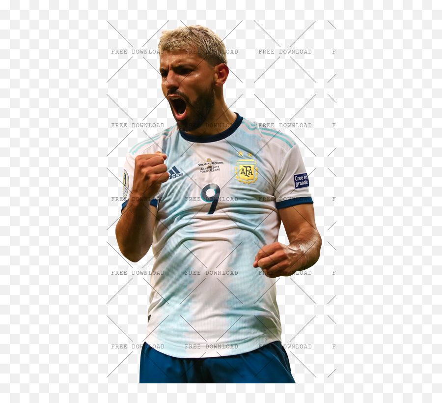 Sergio Aguero Png Image With Jeans Transparent Background