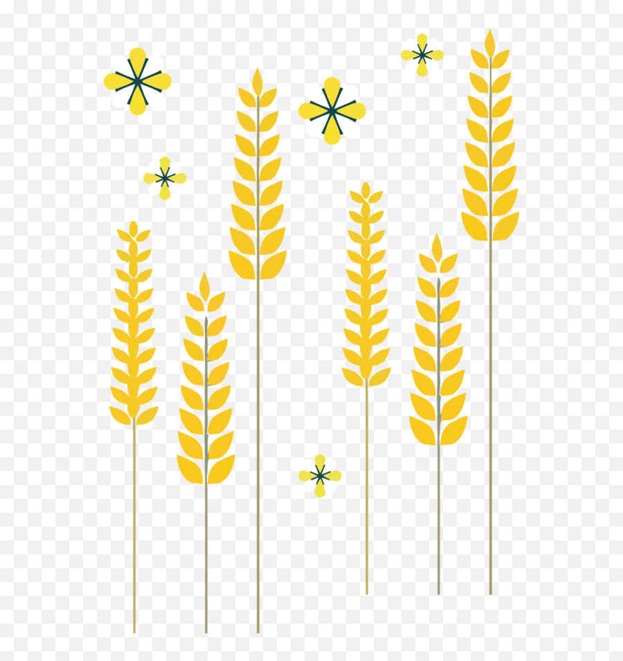 Yellow Line Plant For Thai Pongal - Illustration Png,Plant Pngs