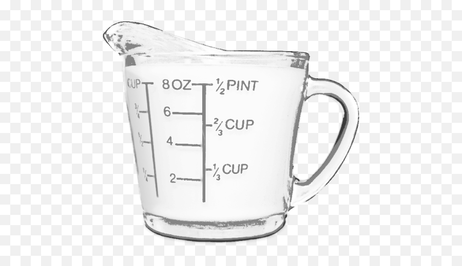 Measuring Cup Png Transparent - Measuring Cup Clip Art,Measuring Cup Png