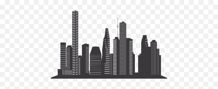 Heuston Skyline Silhouette - Transparent Png U0026 Svg Vector File Downtown Atlanta Png Transparent,Boston Skyline Silhouette Png