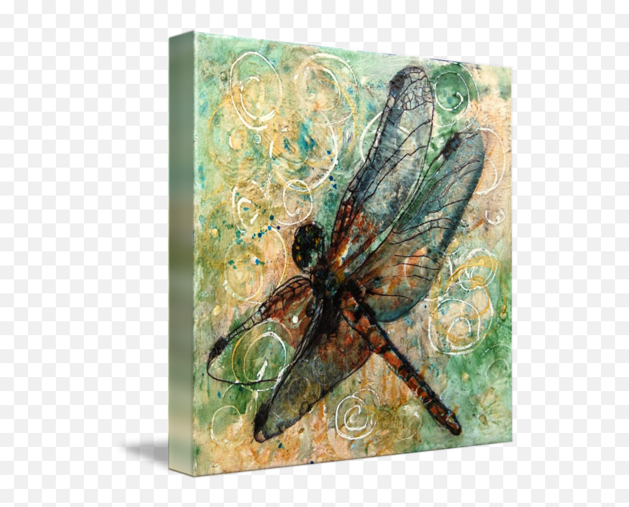 Dragonfly Dance By Miriam Schulman - Art Png,Dragonfly Transparent Background