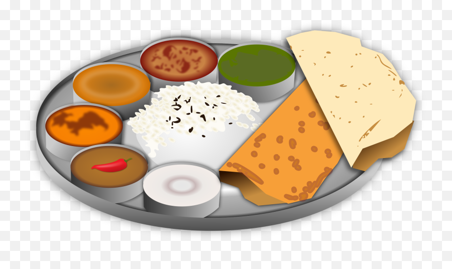 Indian Breakfast Clipart Png - Thali Clipart,Breakfast Png