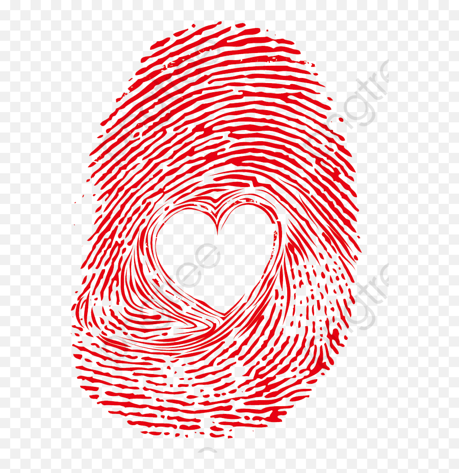 Fingerprint Png Clipart - Heart In Fingerprint Transparent Fingerprint Love Png,Finger Print Png