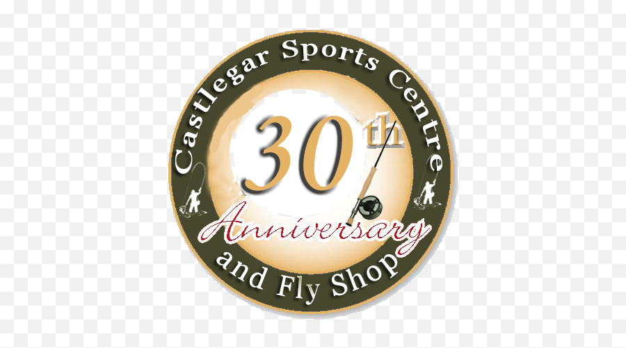 25th - Anniversarylogo Castlegar Sports Centre And Fly Shop 25th Anniversary Png,25th Anniversary Logo
