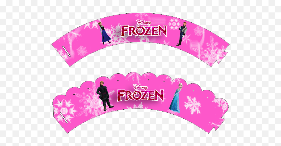 Kit De Frozen En Rosa Para Imprimir Gratis Imprimibles - Frozen Logo Rosa Png,Frozen Logo Png