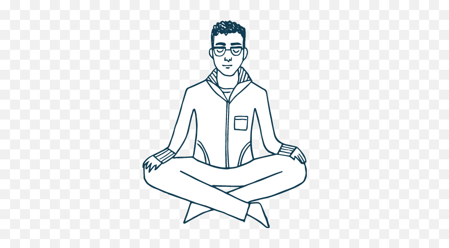 Free Guided Meditations Stop Breathe U0026 Think - Sitting Png,Meditation Transparent