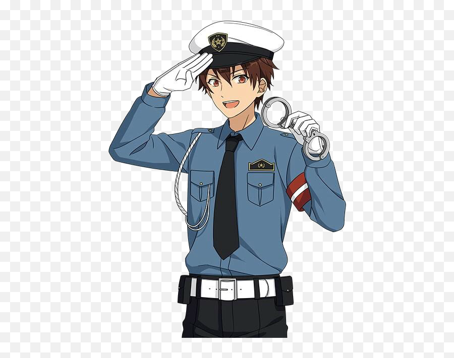 Chiaki - Policeman Anime Police Officer Png,Police Png