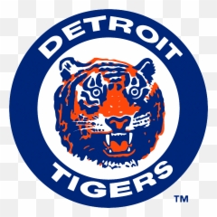 Download Detroit Tigers Logo With Splash Of Paint Wallpaper