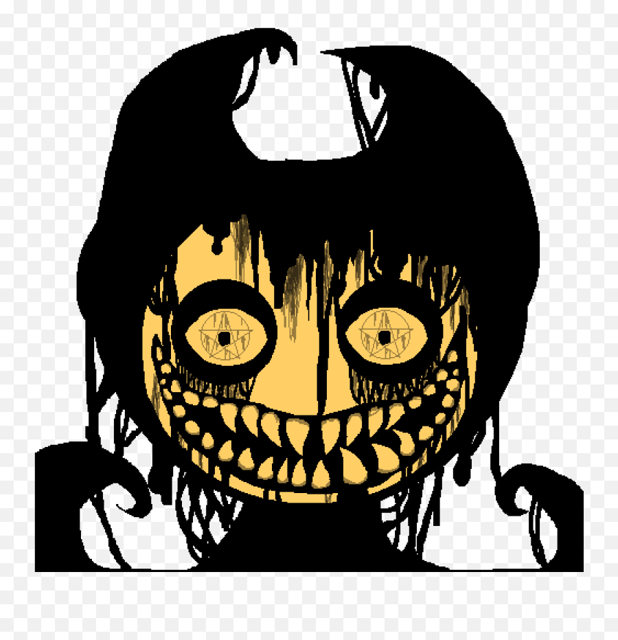 Satanic Png - Satanic Bendy Bendys Face 4374915 Vippng Bendy And The Ink Machine Characters,Bendy Png