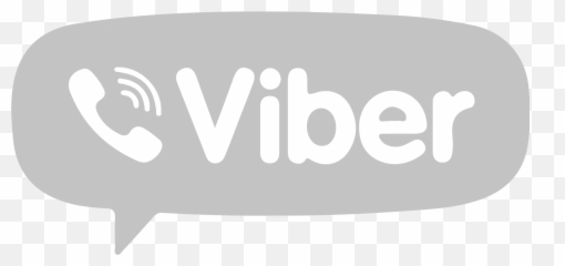 Viber Grey Logo Png Transparent - Icon