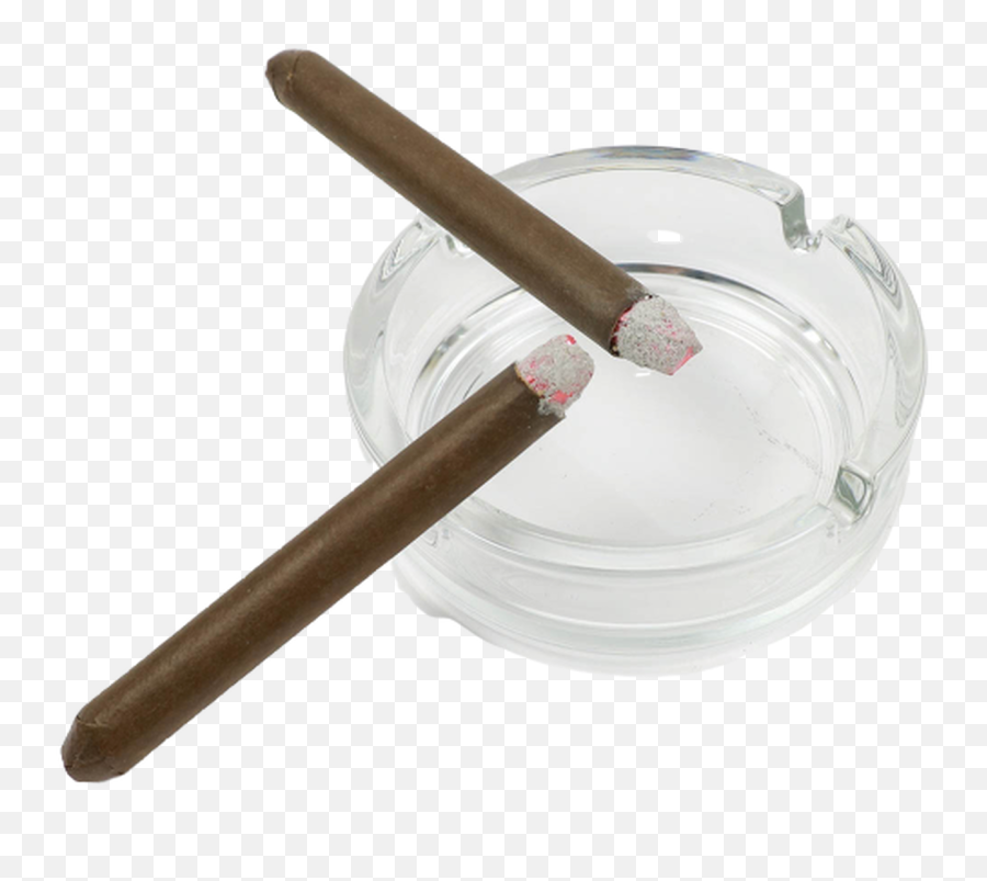Fake Glass Ashtray With 2 Faux Burning - Cigarette Png,Ashtray Png