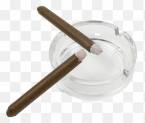 Fake Glass Ashtray With 2 Faux Burning - Cigarette Png,Ashtray Png