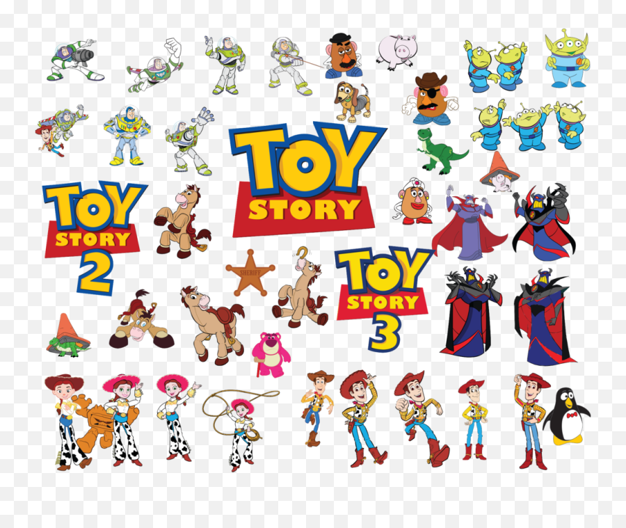 Toy Story Svg Clipart - Toy Story 3 Png,Toy Story Characters Png