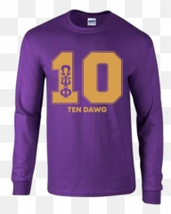 Omega Psi Phi Dawg Long Sleeve - Long Sleeve Png,Omega Psi Phi Png