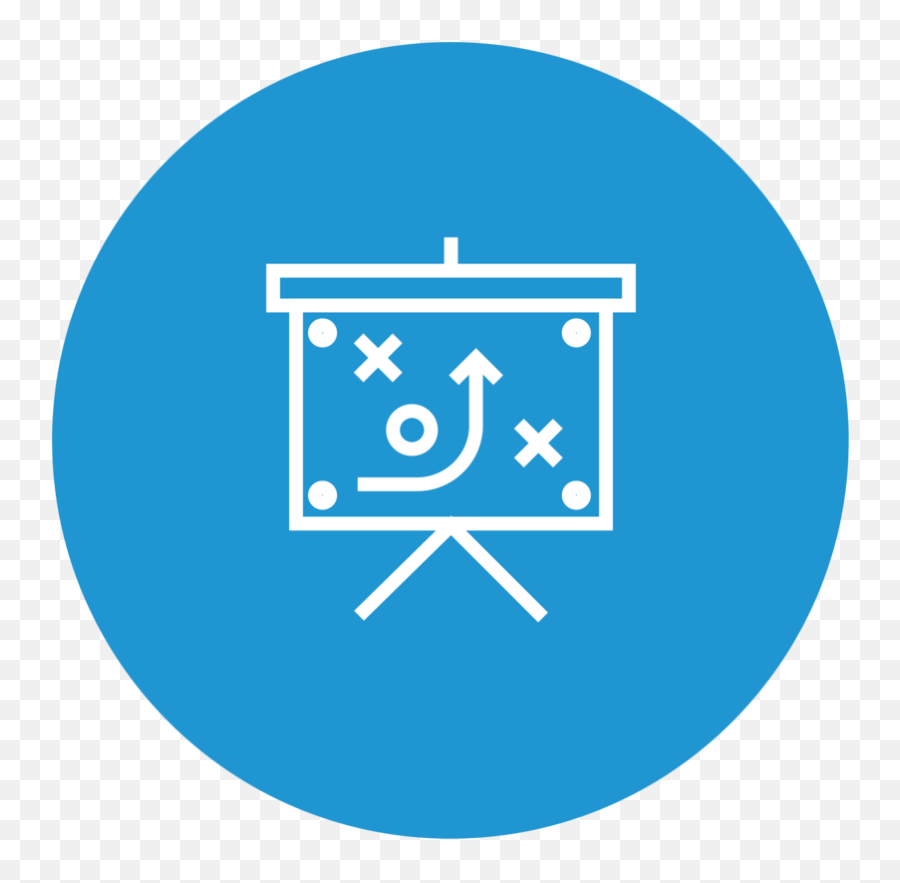 Machine Learning Icon Blue - Blue Strategy Icon Png,Strategy Png