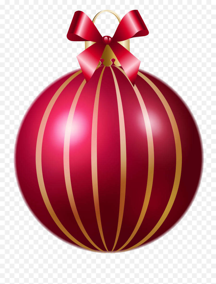 View Full Size - Pink Transparent Christmas Ornaments Clipart Christmas Art Ornaments Red Png,Christmas Ornament Transparent