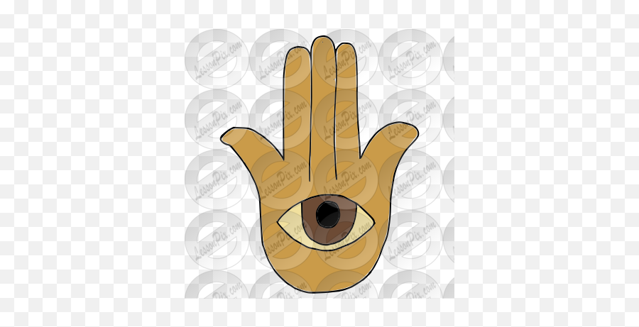 Hamsa Picture For Classroom Therapy Use - Great Hamsa Clipart Sign Language Png,Hamsa Png