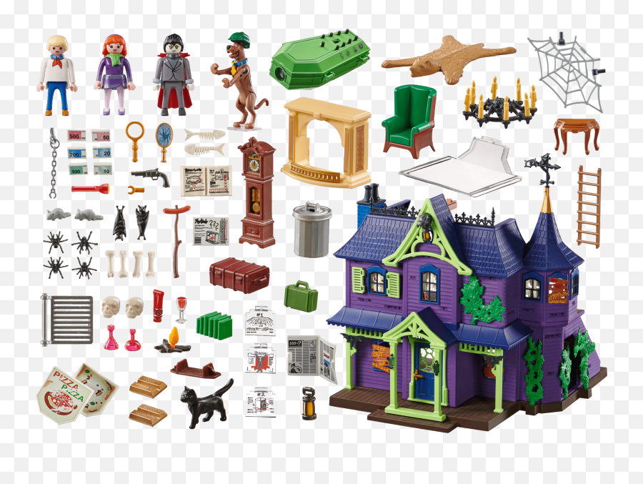 Scooby - Doo Adventure In The Mystery Mansion 70361 Playmobil Scooby Doo Manoir Png,Scooby Doo Transparent