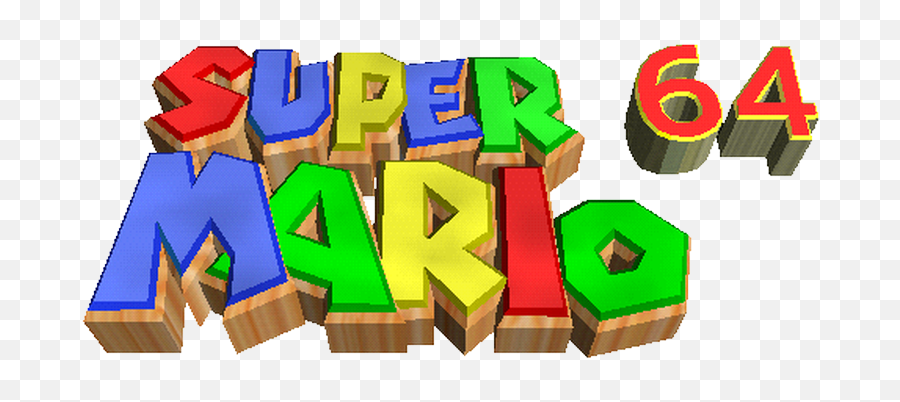 Super Mario 64 Logo Png 2 Image - Super Mario 64 Logo,Mario Logo Transparent