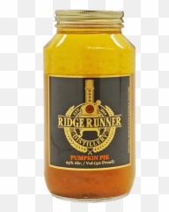 Pumpkin Pie Moonshine - Ridge Runner Distillery Spirit Hub Glass Bottle png