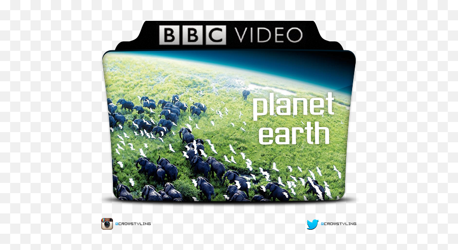 Folder Icons - By Crowstyling Crowstyling Crowstyling Planet Earth Tv Show Poster Png,Green Folder Icon