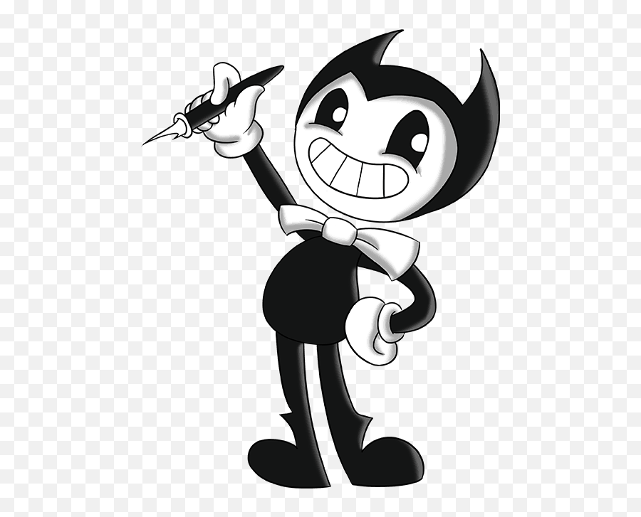 How To Draw Bendy - Really Easy Drawing Tutorial Bendy Drawing Png,Bendy Icon