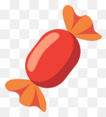 Red Candy Icon Transparent - In A Wrapper Cartoon png