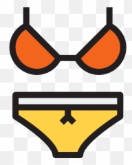 Bikini Clipart One Piece - Icon 512x512 Png Fashion