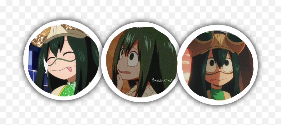 Tsuyu Asui Tsuyuasui Asuitsuyu Sticker By Animeicons - Fictional Character Png,Tsuyu Icon