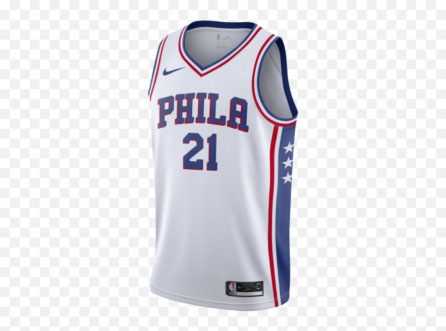 Nike 76 Embiid - 76ers Home Jersey Png,Joel Embiid Png
