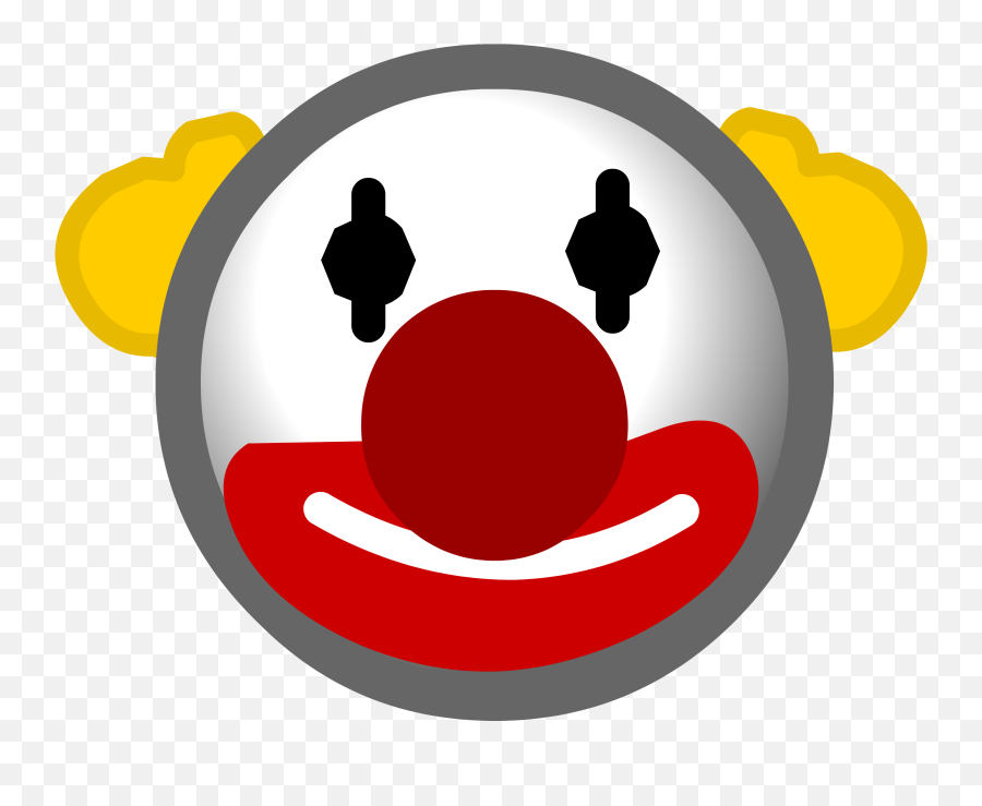 Download Hd The Fair 2014 Emoticons - Club Penguin Clown Emoji Transparent Png,Clown Emoji Png