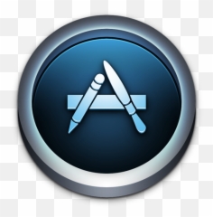 App Store Icon For Mac Os X By Tinylab Deviantart - Iphone Png Black