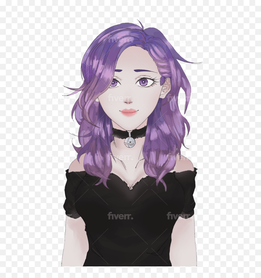 Draw Anime Icons Characters Ocs By Hal09 Fiverr - For Women Png,Damara Megido Icon