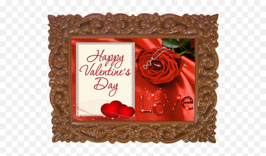 Printed Valentines Day Chocolate Frame - Beautiful Love Frame Background Pics Hd Png,Victorian Frame Png