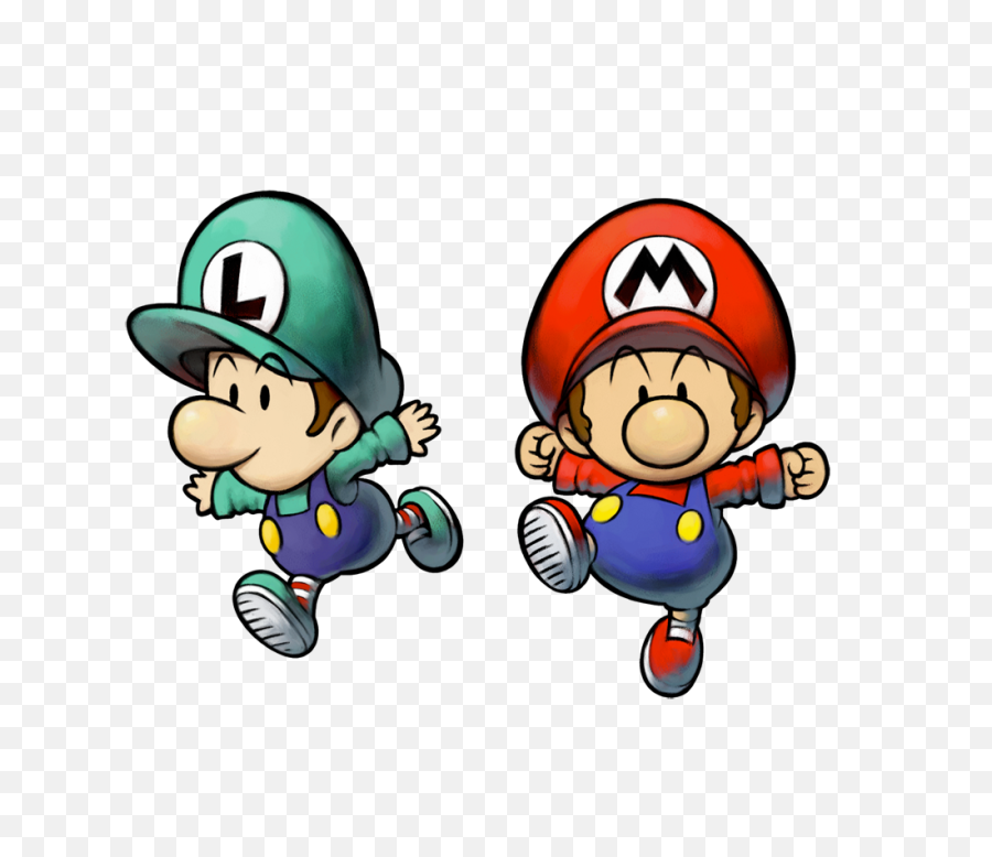 Mario Luigi - Baby Mario And Baby Luigi Png,Mario And Luigi Transparent