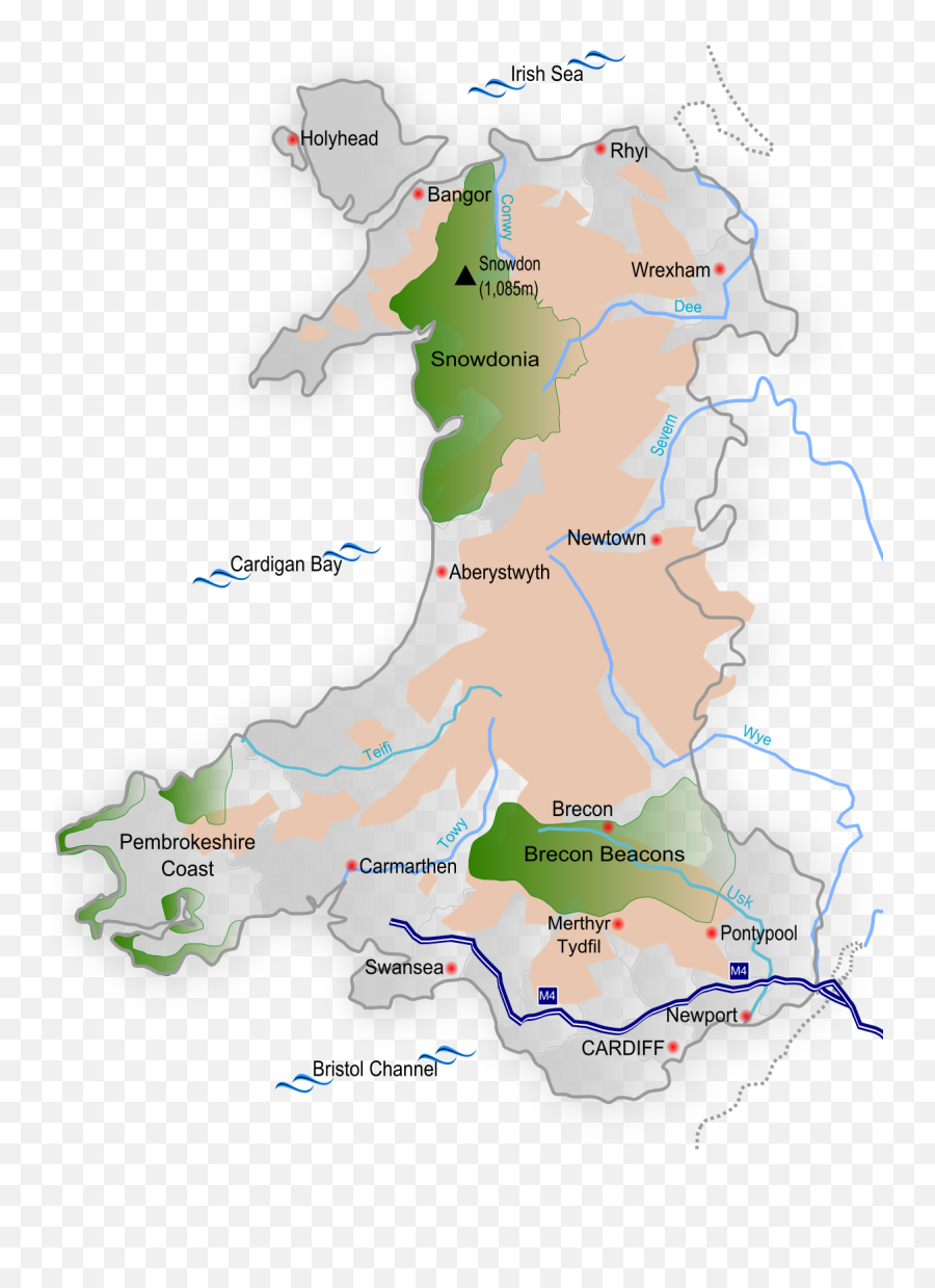 Geography Of Wales - Wikipedia Png,Castle Icon Minecraft Map
