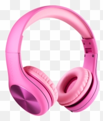 Download Hd Connect Pro - Pink Headphones Png Transparent Background