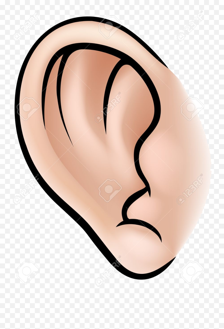 Human Ear Clipart Png - Parts Of Body Ear,Ear Png