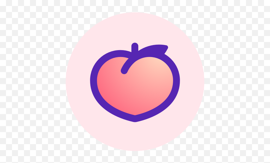 Peach U2014 Share Vividly Latest Version Download Now - Circle Png,Cool Apple Logo