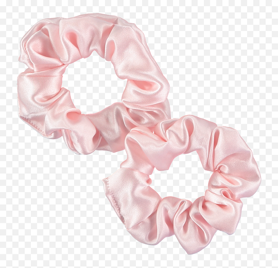 Only Curls Silk Scrunchies Pink - Svilene Gumice Za Kosu Png,Scrunchie Png