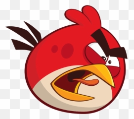 Red Bird Angry Birds Toons - png