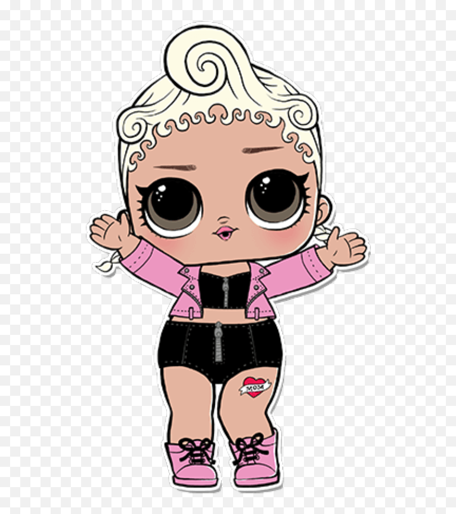 Bonecas Lol - Serie 2 Retro Club Pink Baby Png Pink Baby Lol Doll,Cartoon Baby Png