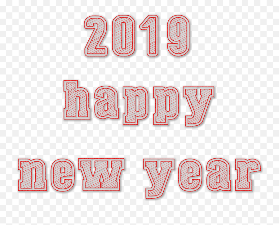 Happy New Year 2019 Transparent - Carmine Png,Happy New Year 2019 Png